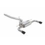 AWE Tuning 3015-32058 Audi 8V A3 Touring Edition Exhaust - Dual Outlet Diamond Black 90 mm Tips