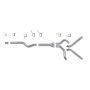 Diamond Eye Performance K4124S-RP Diamond Eye KIT 4in CB MFLR RPLCMENT PIPE DUAL SS: 2006-2007.5 CHEVY/GMC 6.6L 2500/3500