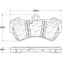 Stoptech 308.10070 Street Brake Pads