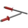 ALLSTAR PERFORMANCE ALL18120 Sm Hd Rivet Red 250pk
