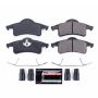 PowerStop Z23-791 PowerStop - Z23 Daily Driver Carbon-Fiber Ceramic Brake Pads with Hardware Kit