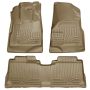 Husky Liners 09-12 Ford Escape/Mazda Tribute (Base/Hybrid) WeatherBeater Combo Tan Floor Liners