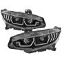 SPYDER 5087539 LED Headlights - Sequential Turn Signal - Black