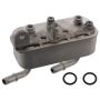 FEBI 100132 Oil Cooler for automatic transmission, with seal rings