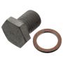 FEBI 100551 Oil Drain Plug for engine, with seal ring