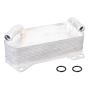 FEBI 108949 Oil Cooler for automatic transmission, with seal rings