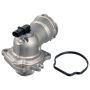 FEBI 174399 Thermostat with housing, seal and temperature sensor