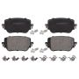 FEBI 177185 Brake Pad Set with fastening material