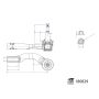 FEBI 180829 Tie Rod End with lock nut