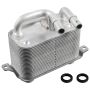 FEBI 188338 Oil Cooler for automatic transmission, with seal rings