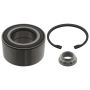 FEBI 23928 Wheel Bearing Kit with ABS sensor ring, axle nut and locking ring