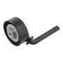 FEBI 27372 Tensioner Pulley with bracket, for auxiliary belt