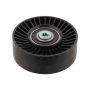 FEBI 28709 Idler Pulley for auxiliary belt, with bolt
