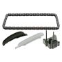 FEBI 30347 Timing Chain Kit for camshaft, with guide rails and chain tensioner