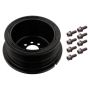 FEBI 33614 TVD Pulley for crankshaft, with bolts