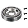 FEBI 33617 TVD Pulley for crankshaft, with bolts