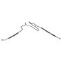 FEBI 36126 Power Steering Hose impeller pump for steering box