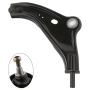 FEBI 36140 Control Arm without bush, with joint and lock nut