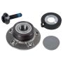 FEBI 36650 Wheel Bearing Kit with wheel hub, ABS sensor ring and additional parts