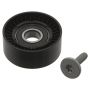 FEBI 44977 Idler Pulley for auxiliary belt, with bolt