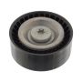 FEBI 49371 Idler Pulley for auxiliary belt, with bolt