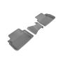 3D MAXpider 2017-2019 Subaru Impreza/Crosstrek Kagu 2nd Row Floormats - Gray