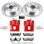 PowerStop KC1858-36 Z36 Truck and SUV Ceramic Brake Pad, Drilled & Slotted Rotor, and Caliper Kit
