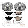 PowerStop K7009 Z23 Daily Driver Carbon-Fiber Ceramic Brake Pad and Drilled & Slotted Rotor Kit