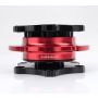NRG Quick Release SFI SPEC 42.1 - Shinny Black Body / Red Shinny Ring