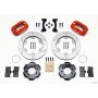 Wilwood 140-13379-R Forged Dynalite Front Hat Kit 11.00in GT Rotor Red 95-05 Miata