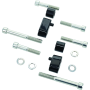 Kuryakyn 7509 Driver Floorboard Spacers 09-Up Touring Models Gloss Black