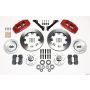 Wilwood 140-12836-R Dynapro 6 Front Hub Kit 12.19in Drilled Red 79-81 Camaro
