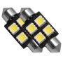 Oracle Lighting 5205-001 37mm 4 LED 3-Chip Festoon Bulbs, Cool White, Pair