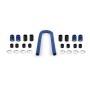 Mishimoto Universal Flexible Radiator 48in Hose Kit - Blue