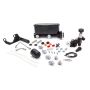 Wilwood 261-13270-BK HV Tandem M/C Kit w L/H Bracket & Prop Valve - 1 1/8in Bore Black