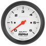 AutoMeter 5875 Phantom 6000RPM 3-3/8in. In-Dash Tachometer Gauge