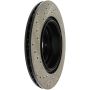 StopTech 06 BMW 330 / 07-09 BMW 335 Slotted & Drilled Left Rear Rotor