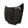 Seibon 93-98 Toyota Supra (JZA80L) TS Style Carbon Fiber Hood