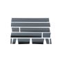 Putco 9751426BP 09-14 Ford F-150 Super Crew 5.5 (w/ Flares) 7in Wide - (12pcs) Black Platinum Rocker Panels