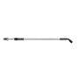Goodridge HD1045-1CB-CL56 56in Universal Clutch Line w/Blk Fittings & Clear Hose - 45 Deg Banjo w/Straight 7/16 UNF