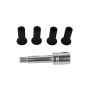 Kentrol 70005 Jeep CJ/ YJ/ TJ Door Hinge Liner - Textured Black