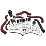 Wehrli WCF100478-RED 01-04 Chevrolet 6.6L LB7 Duramax S300 Turbo Install Kit (No Turbo) - WCFab Red