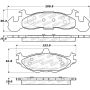 Stoptech 308.02190 Street Brake Pads