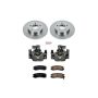 PowerStop KCOE3115 OE Stock Replacement Low-Dust Ceramic Brake Pad, Rotor and Caliper Kit