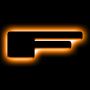 Oracle Lighting 3141-F-005 Universal Illuminated LED Letter Badges - Matte Black Surface Finish - F