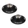 BELL HELMETS BEL2100002 HANS Clip Set Black FIA8-2010