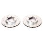 PowerStop AR8400XPR PowerStop Evolution Performance Drilled, Slotted & Plated Brake Rotor Pair