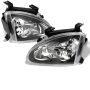 SPYDER 5012586 Crystal Headlights - Black