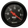 AutoMeter 2610 GAUGE, VACUUM, 2 1/16