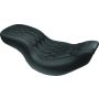 Mustang Motorcycle 79702 Mustang 08-21 Harley Electra Glide,Rd Glide,Rd King Str Glide Lowdown 1PC Seat Black Pearls - Black